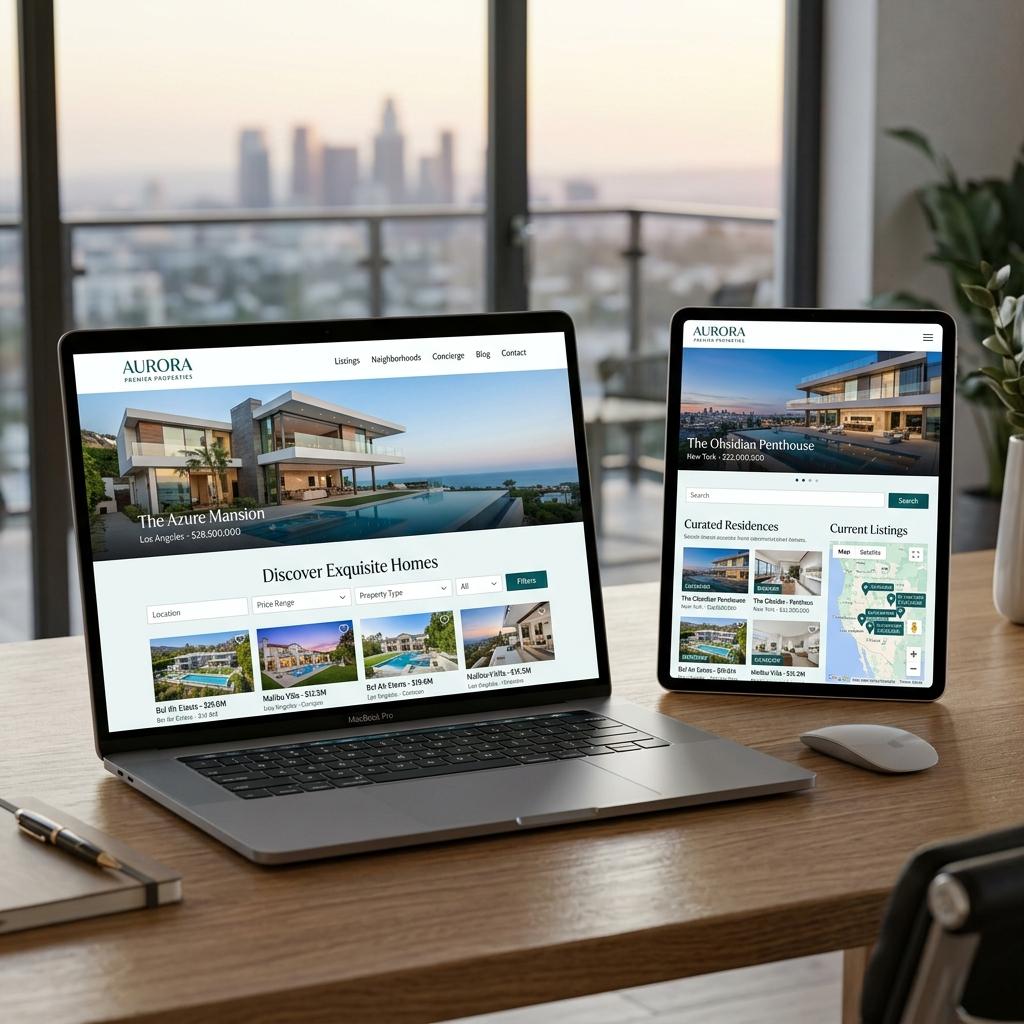 Website Bất Động Sản LuxProperty