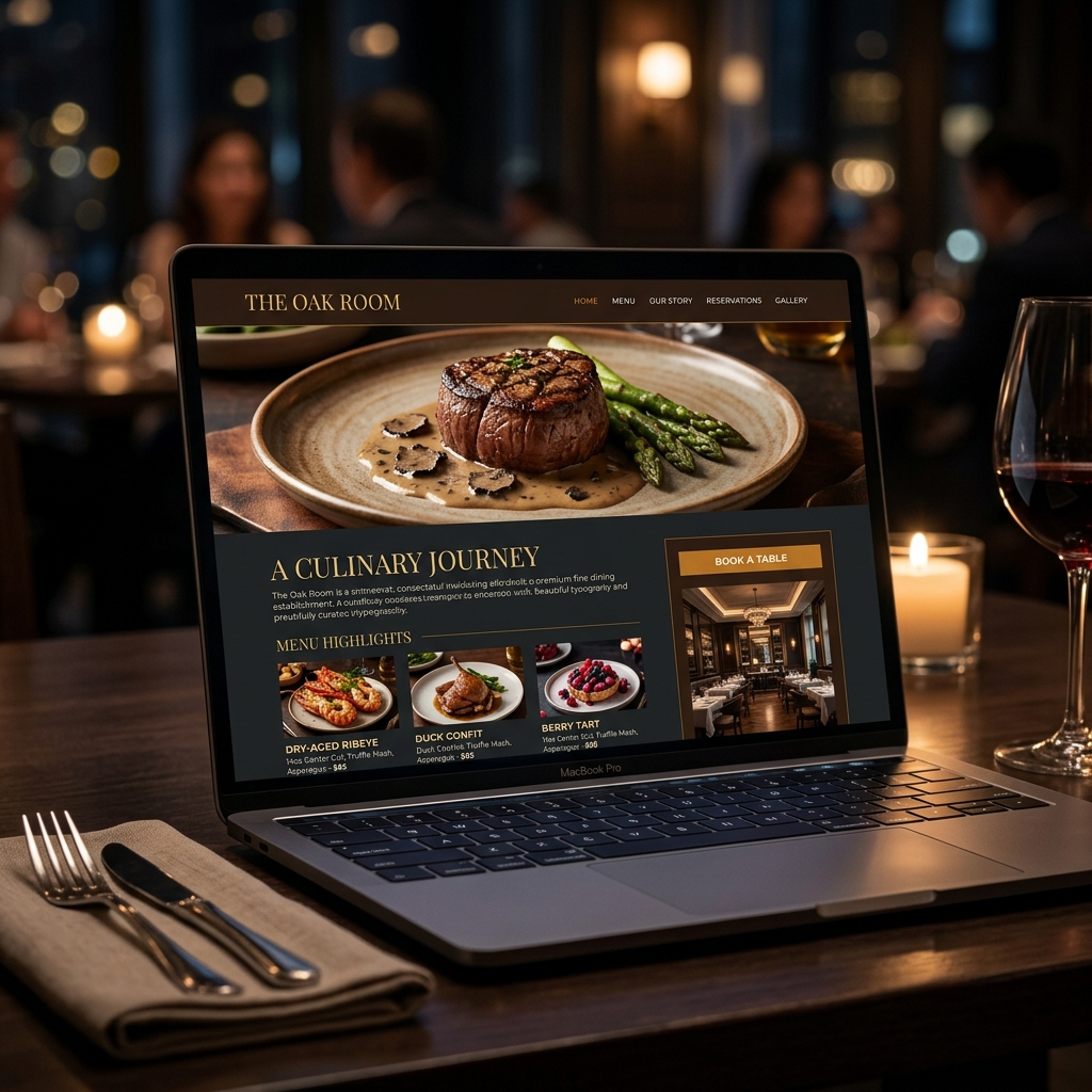Website Nhà Hàng La Maison Fine Dining